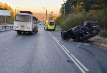 Photo of Автобус не уступил дорогу